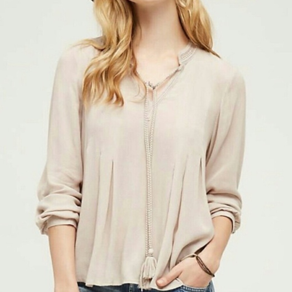 Anthropologie Floreat Mada Swing Top